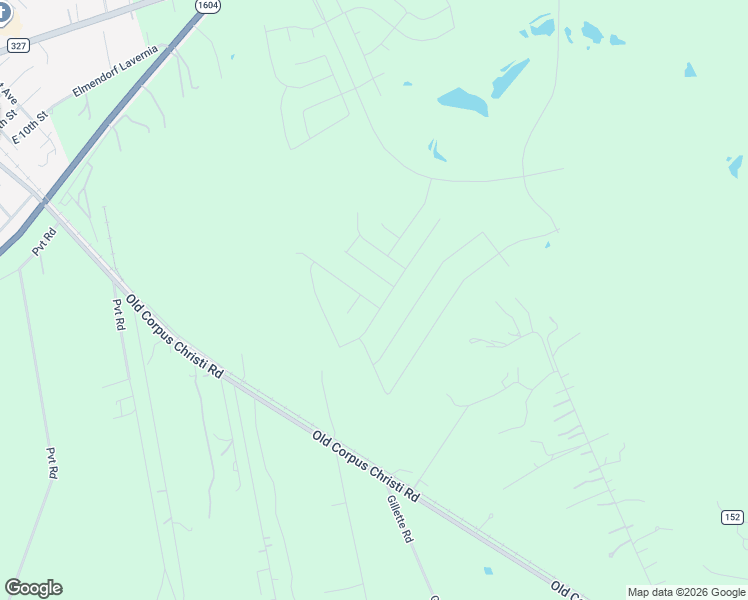 map of restaurants, bars, coffee shops, grocery stores, and more near 18150 Old Corpus Christi Road in Elmendorf