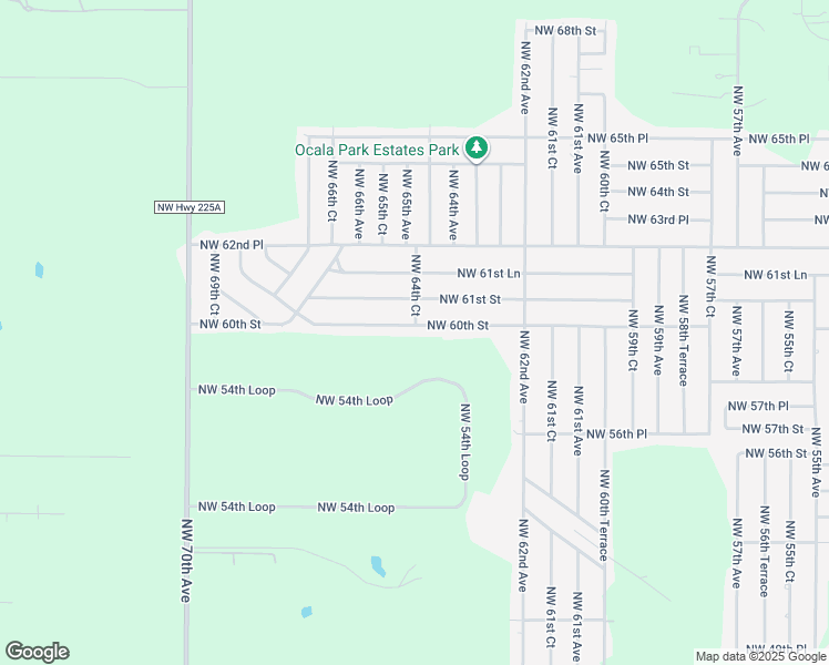 map of restaurants, bars, coffee shops, grocery stores, and more near 6532 Northwest 60th Street in Ocala