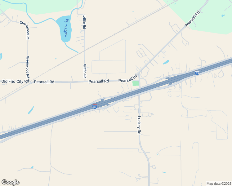 map of restaurants, bars, coffee shops, grocery stores, and more near 17673 Interstate 35 Access Road in Lytle