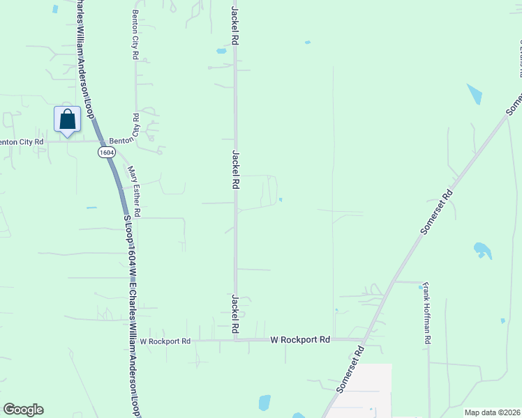 map of restaurants, bars, coffee shops, grocery stores, and more near 17520 Jackel Road in Von Ormy