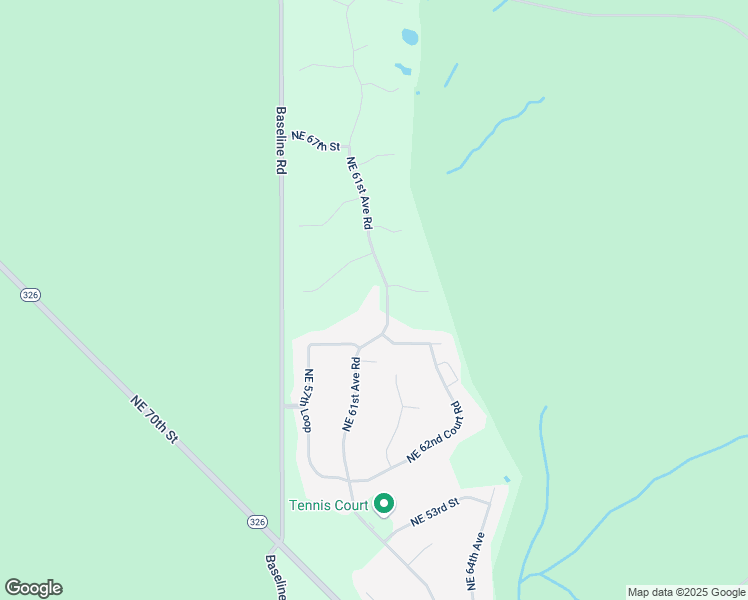 map of restaurants, bars, coffee shops, grocery stores, and more near 6130 Northeast 61st Avenue Road in Silver Springs