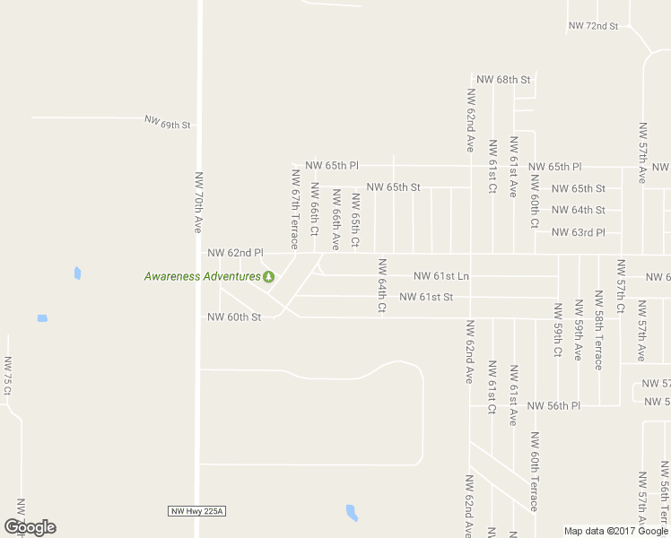 map of restaurants, bars, coffee shops, grocery stores, and more near 6625 Northwest 61st Lane in Ocala