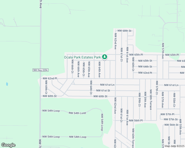 map of restaurants, bars, coffee shops, grocery stores, and more near 6322 Northwest 64th Terrace in Ocala