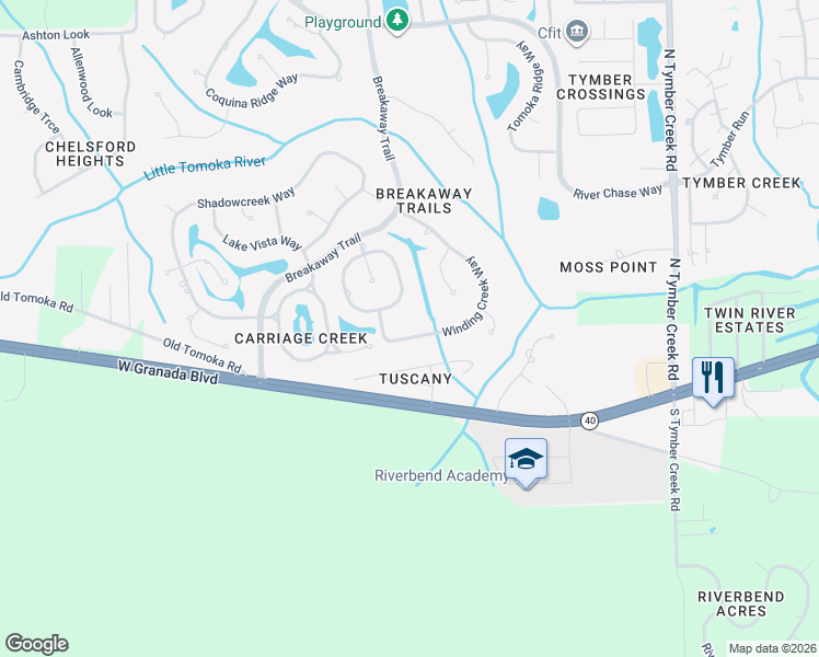 map of restaurants, bars, coffee shops, grocery stores, and more near 29 Forest View Way in Ormond Beach