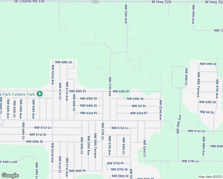 map of restaurants, bars, coffee shops, grocery stores, and more near 5670 Northwest 65th Place in Ocala