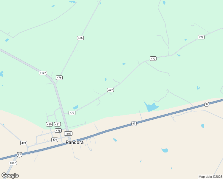 map of restaurants, bars, coffee shops, grocery stores, and more near 369 County Road 477 in Stockdale