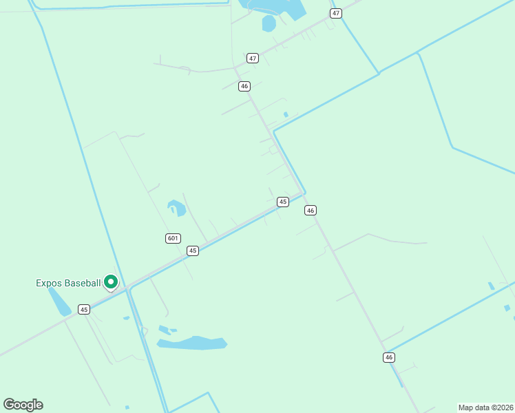 map of restaurants, bars, coffee shops, grocery stores, and more near 5521 County Road 45 in Angleton