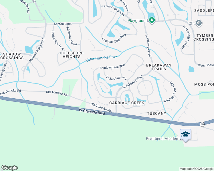 map of restaurants, bars, coffee shops, grocery stores, and more near 9 Lake Isle Way in Ormond Beach