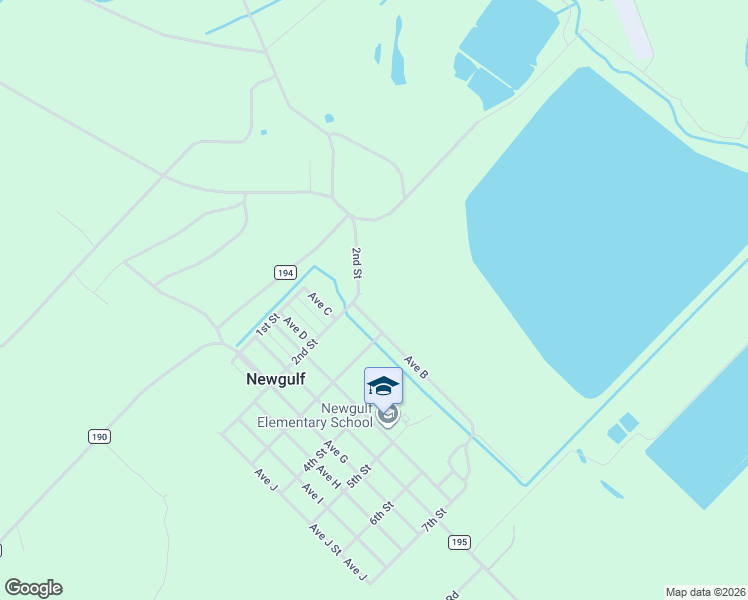 map of restaurants, bars, coffee shops, grocery stores, and more near Avenue B in Boling-Iago