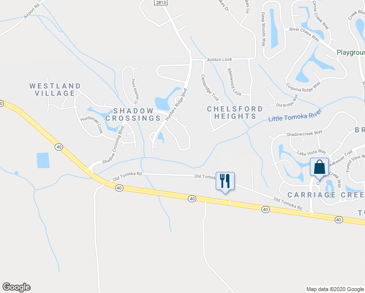 map of restaurants, bars, coffee shops, grocery stores, and more near 22 Laurel Ridge Break in Ormond Beach