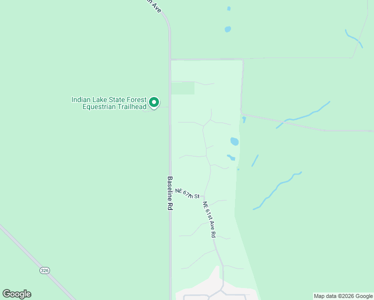 map of restaurants, bars, coffee shops, grocery stores, and more near 5885 Northeast 70th Street in Silver Springs