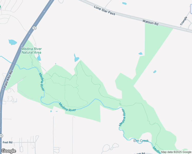 map of restaurants, bars, coffee shops, grocery stores, and more near 16239 Lone Star Pass in San Antonio