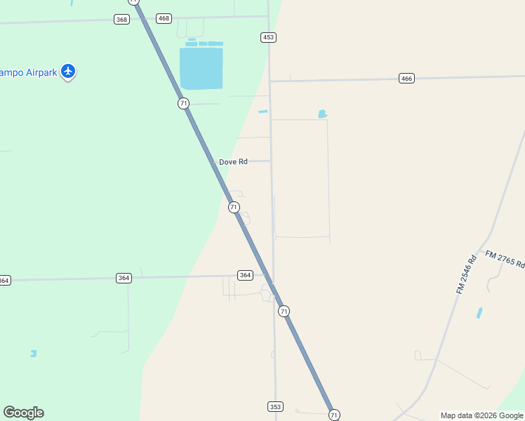 map of restaurants, bars, coffee shops, grocery stores, and more near 6046 State Highway 71 in El Campo