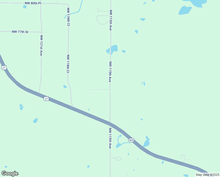 map of restaurants, bars, coffee shops, grocery stores, and more near 7001 Northwest 115th Avenue in Ocala
