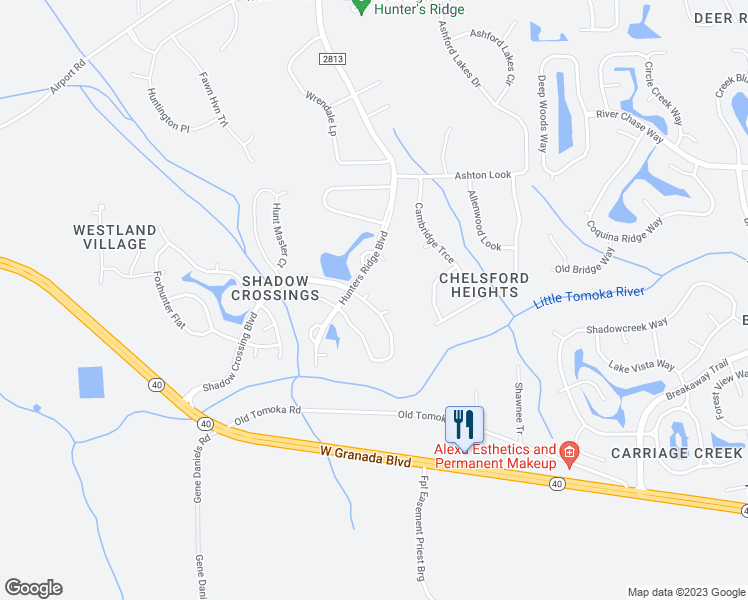 map of restaurants, bars, coffee shops, grocery stores, and more near 3 Pine Look Pass in Ormond Beach