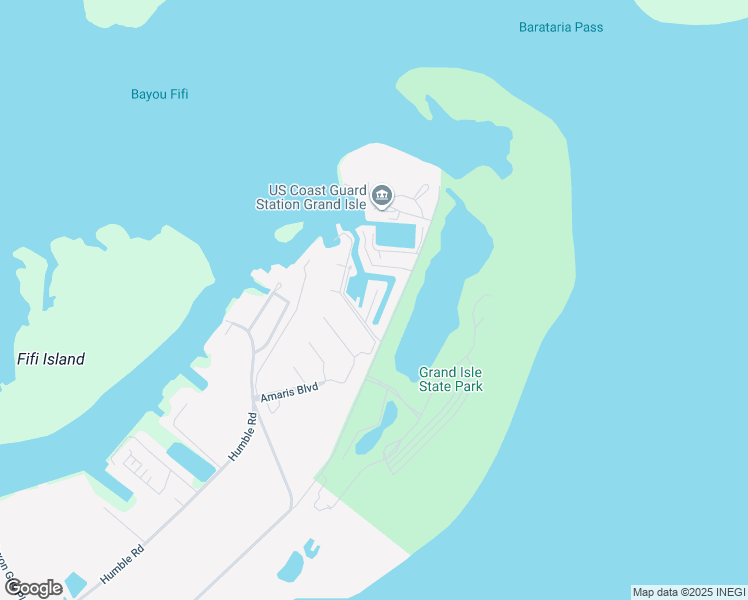 map of restaurants, bars, coffee shops, grocery stores, and more near 379 Admiral Craik Drive in Grand Isle