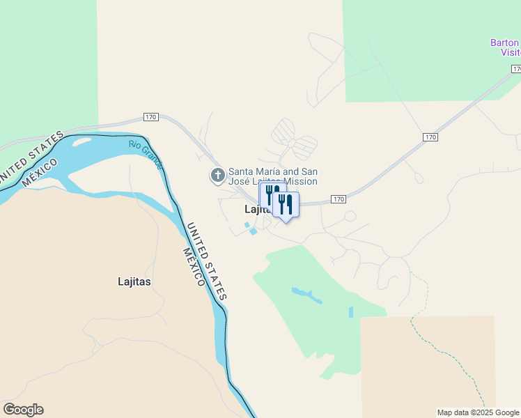 map of restaurants, bars, coffee shops, grocery stores, and more near in Lajitas