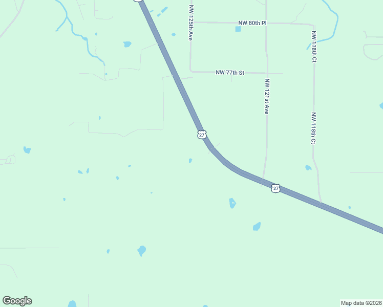 map of restaurants, bars, coffee shops, grocery stores, and more near 12444 U.S. 27 in Ocala