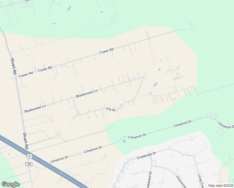 map of restaurants, bars, coffee shops, grocery stores, and more near 333 Joy Drive in San Antonio