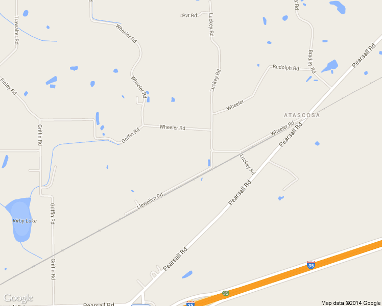 map of restaurants, bars, coffee shops, grocery stores, and more near 16211 Wheeler Rd in Atascosa