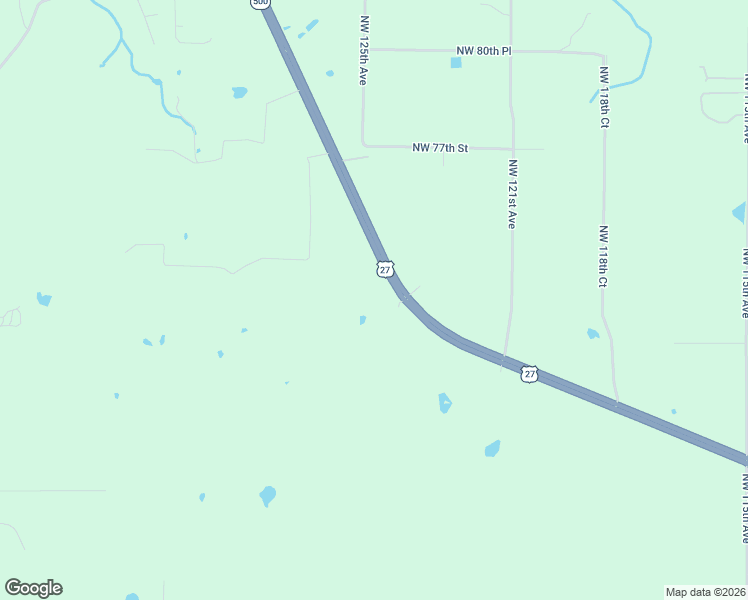 map of restaurants, bars, coffee shops, grocery stores, and more near 12444 U.S. 27 in Ocala