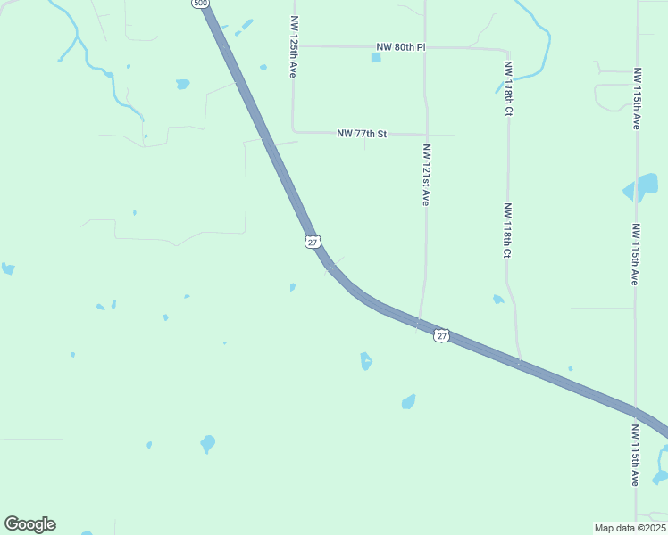 map of restaurants, bars, coffee shops, grocery stores, and more near 12609 U.S. 27 in Ocala