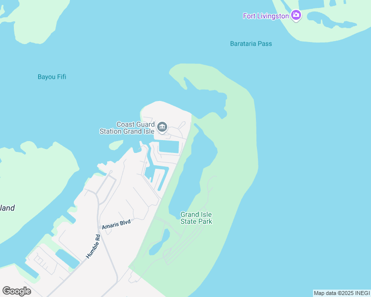 map of restaurants, bars, coffee shops, grocery stores, and more near 6060 Admiral Craik Drive in Grand Isle