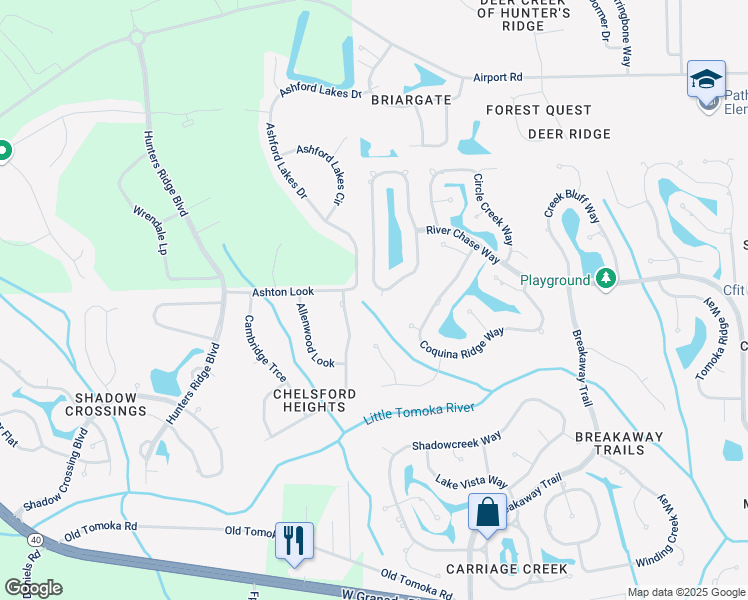 map of restaurants, bars, coffee shops, grocery stores, and more near 12 Foxcroft Run in Ormond Beach