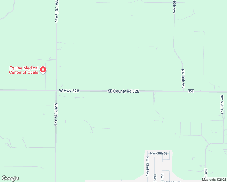 map of restaurants, bars, coffee shops, grocery stores, and more near 6520 County Road 326 in Ocala