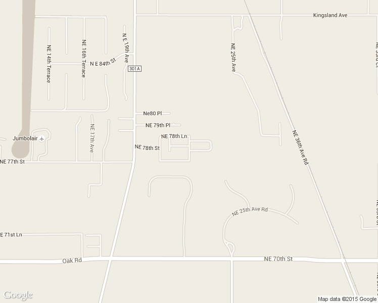 map of restaurants, bars, coffee shops, grocery stores, and more near 7746 NE 22nd Terrace in Ocala