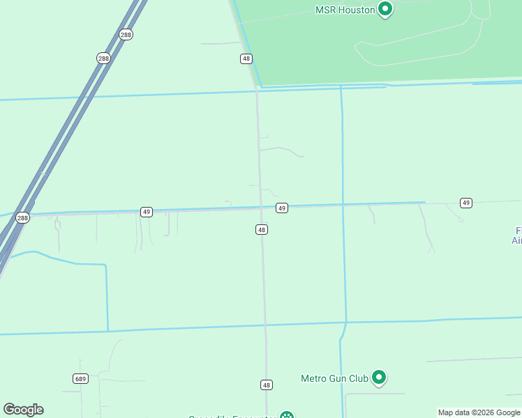 map of restaurants, bars, coffee shops, grocery stores, and more near 1073 County Road 49 in Angleton