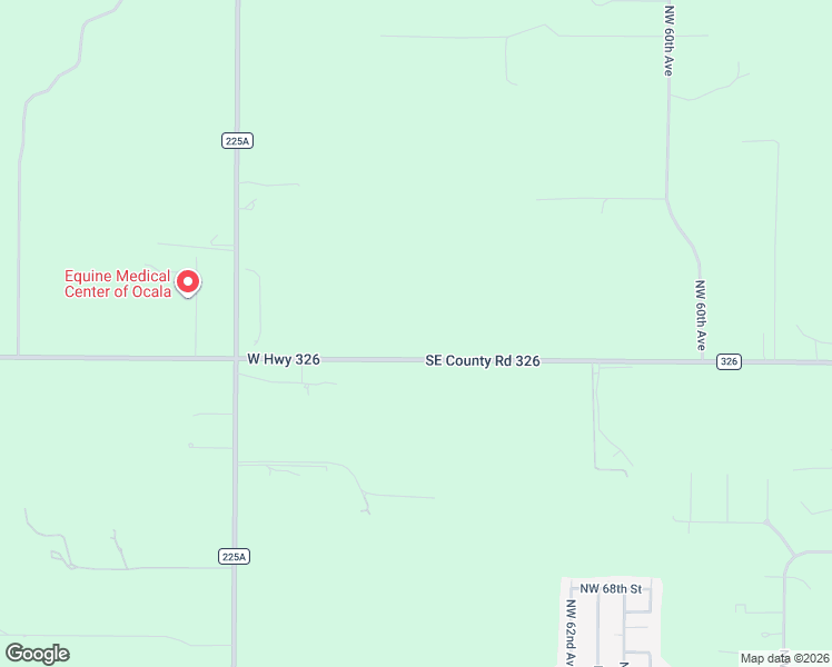 map of restaurants, bars, coffee shops, grocery stores, and more near 6657 County Road 326 in Ocala
