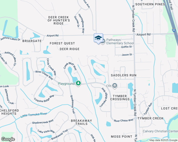 map of restaurants, bars, coffee shops, grocery stores, and more near 29 Black Hickory Way in Ormond Beach