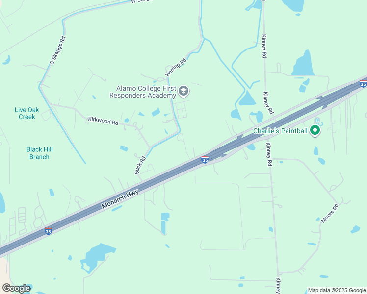 map of restaurants, bars, coffee shops, grocery stores, and more near 15580 Herring Road in Atascosa