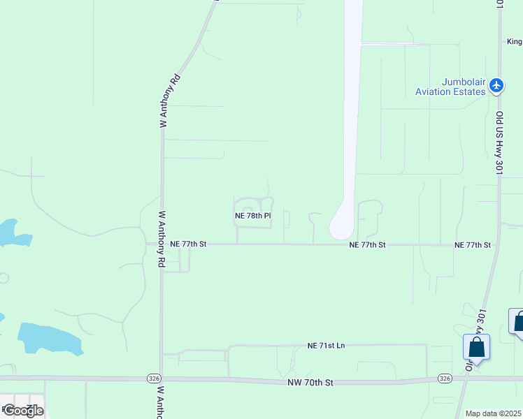 map of restaurants, bars, coffee shops, grocery stores, and more near 711 NE 77th St in Ocala