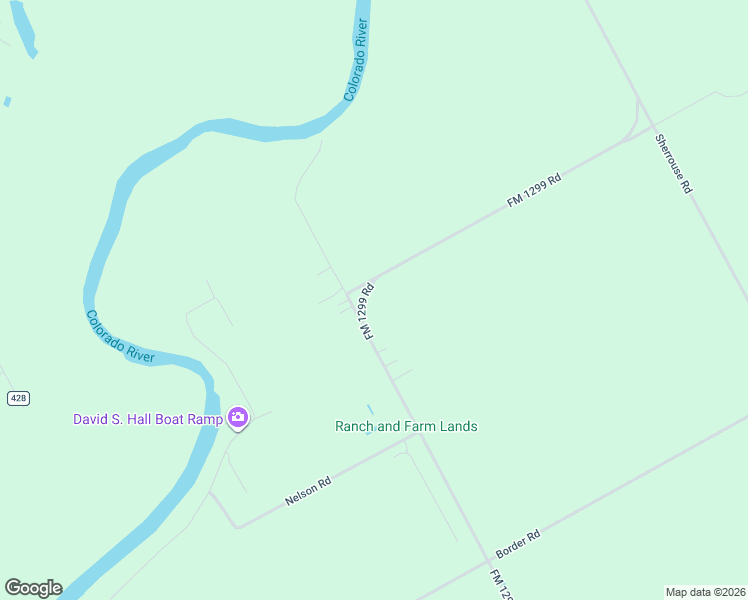 map of restaurants, bars, coffee shops, grocery stores, and more near 3831 FM 1299 Road in Wharton