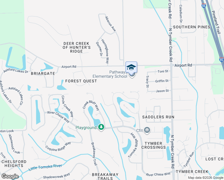 map of restaurants, bars, coffee shops, grocery stores, and more near 75 Black Hickory Way in Ormond Beach