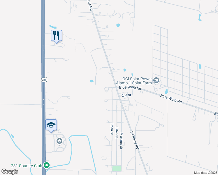 map of restaurants, bars, coffee shops, grocery stores, and more near 2877 San Antonio Avenue in San Antonio