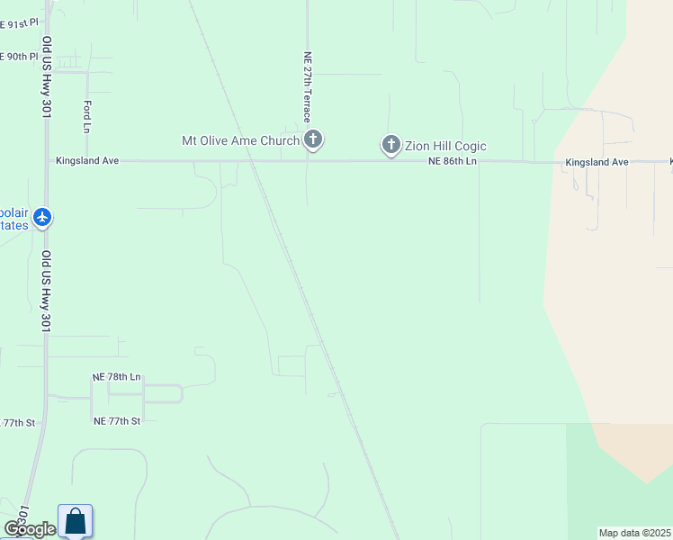 map of restaurants, bars, coffee shops, grocery stores, and more near 8356 Northeast 33rd Court in Anthony