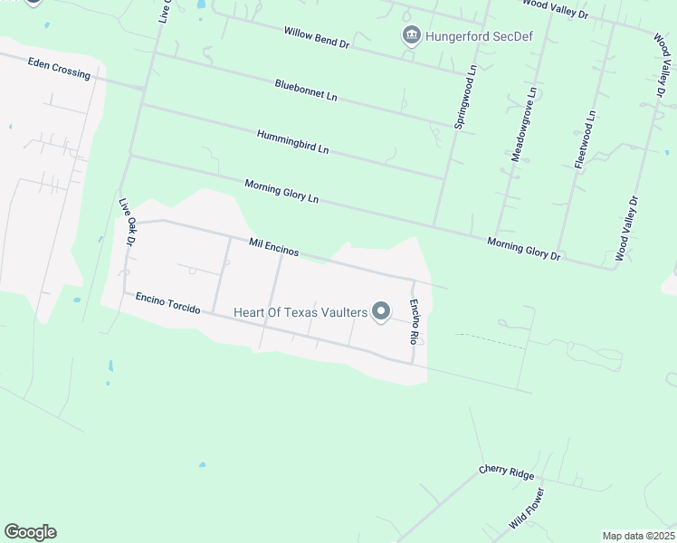 map of restaurants, bars, coffee shops, grocery stores, and more near 180 Mil Encinos in Adkins