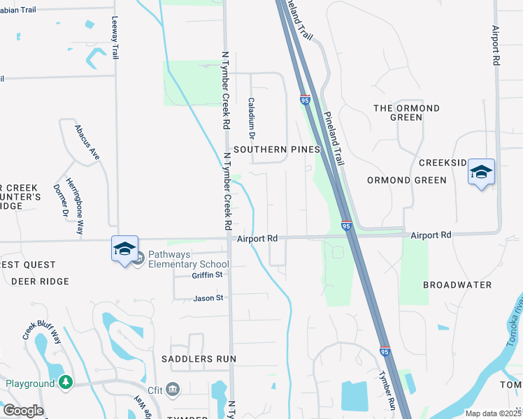 map of restaurants, bars, coffee shops, grocery stores, and more near 320 Endora Street in Ormond Beach