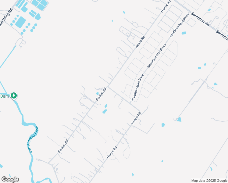 map of restaurants, bars, coffee shops, grocery stores, and more near 14675 Henze Road in San Antonio