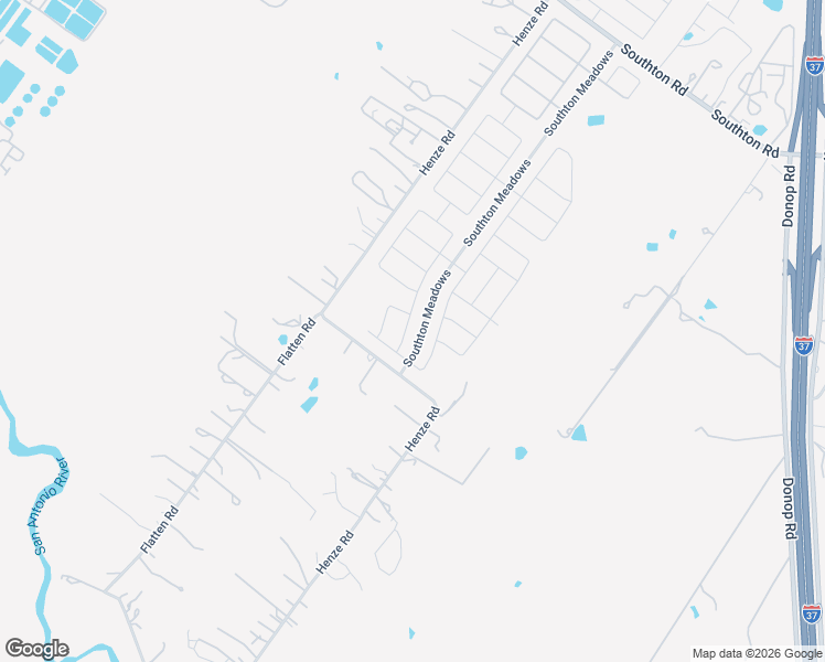 map of restaurants, bars, coffee shops, grocery stores, and more near 14715-14957 Henze Road in San Antonio