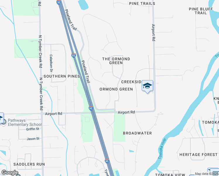 map of restaurants, bars, coffee shops, grocery stores, and more near 326 Sandoval Drive in Ormond Beach