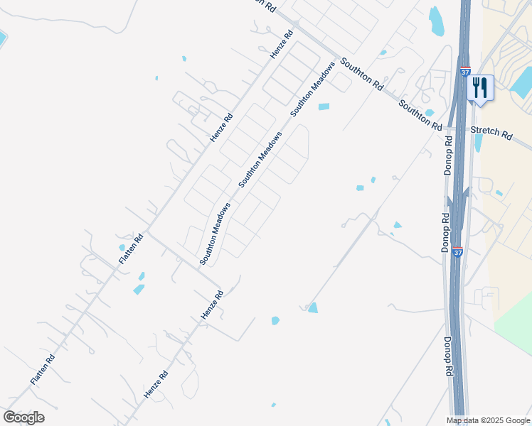 map of restaurants, bars, coffee shops, grocery stores, and more near 14956 Henze Road in San Antonio