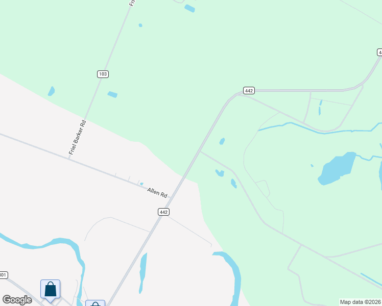 map of restaurants, bars, coffee shops, grocery stores, and more near 8687 Farm to Market Road 442 in Boling-Iago