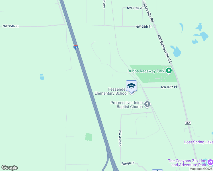 map of restaurants, bars, coffee shops, grocery stores, and more near 4430 Northwest 89th Place in Ocala