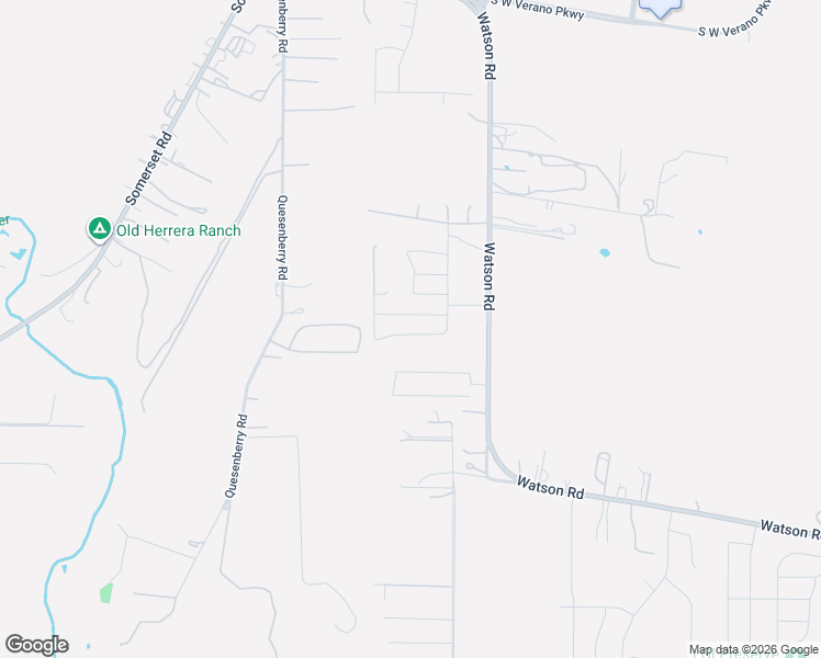 map of restaurants, bars, coffee shops, grocery stores, and more near 13886 Watson Road in Von Ormy