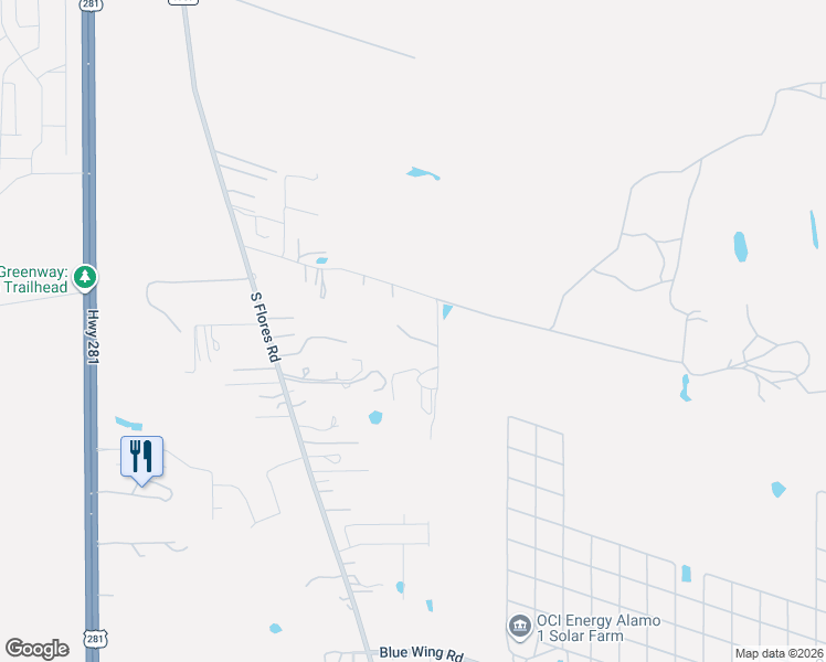 map of restaurants, bars, coffee shops, grocery stores, and more near 2130 Goeth Road in San Antonio