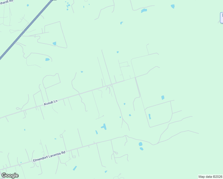 map of restaurants, bars, coffee shops, grocery stores, and more near 10920 Kosub Lane in San Antonio